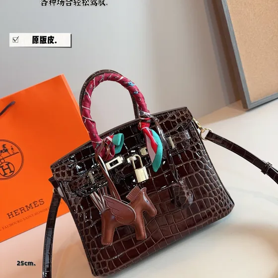 Hermes Birkin Dark Brown Top Handle