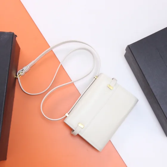 YSL Manhattan Phone Holder Crossbody-Tasche Weiß Crossbody