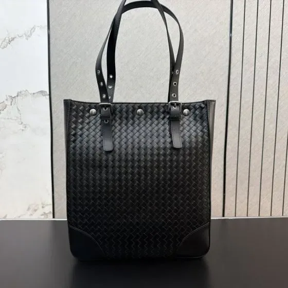 Bottega Veneta Intrecciato Tote Bag Black Tote Bag
