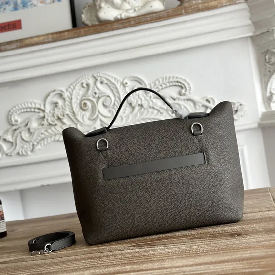 Hermes Kelly 2424 Dark Gray Asa superior