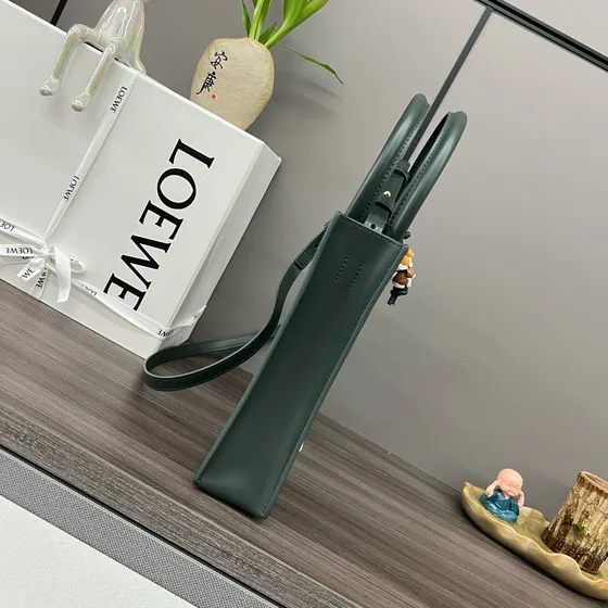 Loewe Standard Tote Dark Grøn Shoppertasketur