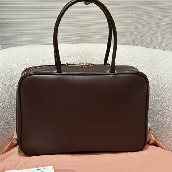 Miu briefcase Brown leather business