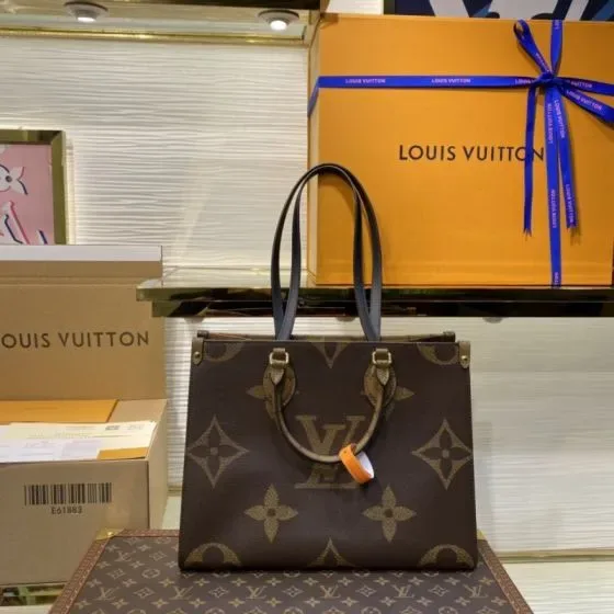 Louis Vuitton Onthego Brown Tote Bag