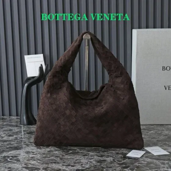 Bottega Veneta Hop Hobo Bag Dark Brown Hobo