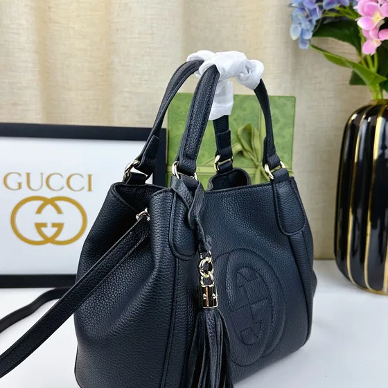 Gucci Soho Manico Bag Nero 23*11*20.5 cm Manico