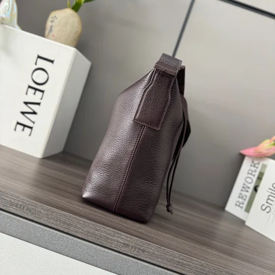 Loewe Cubi Crossbody Bag Dark Brown Crossbody