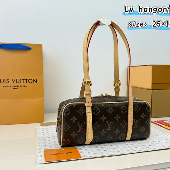 Celine Hang On Brown Monogram 25cm Shoulder Bag