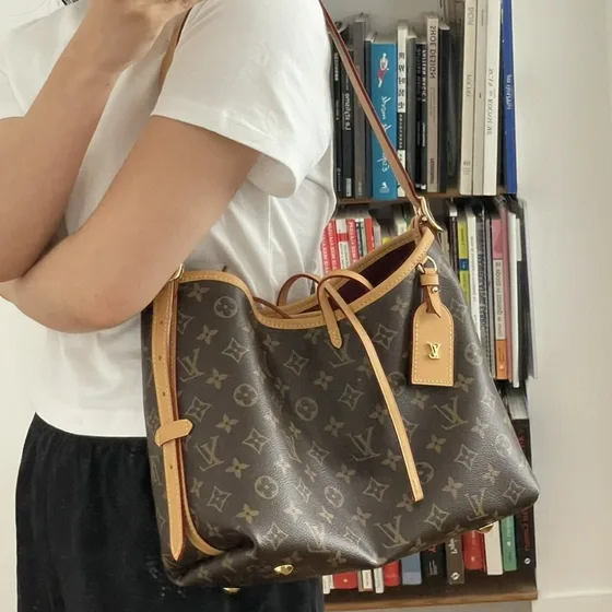 Louis Vuitton Carryall Marron Sac épaule