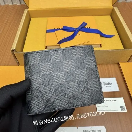 Louis Vuitton Multiple Wallet Graphite Damier Wallet