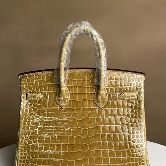 Hermes Birkin Khaki Top Handle