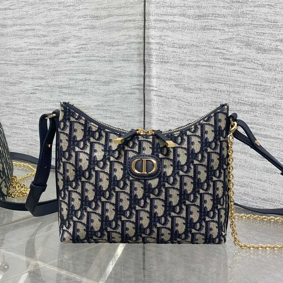 Dior 30 Montaigne C Est Hobo Bag Blue Beige Hobo