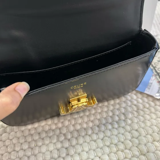Celine Triomphe Noir Sac épaule