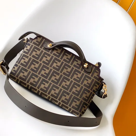 Fendi By The Way Mini Brown Top Handle