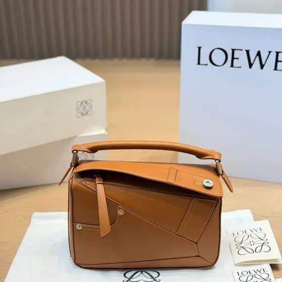 Loewe Puzzle Bag Tan Crossbody