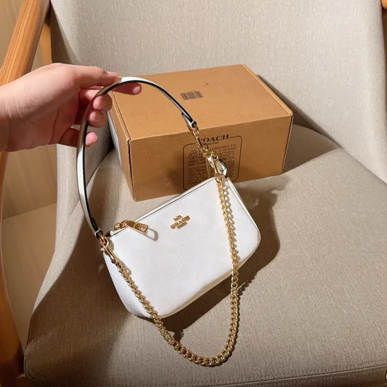 Coach Nolita 19 White Shoulder Bag