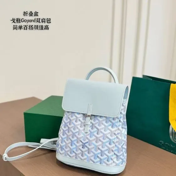 Goyard Alpin Mini Backpack Light Blue Backpack