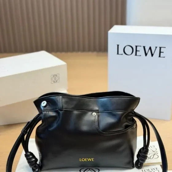 Loewe Flamenco Clutch Black Shoulder Bag