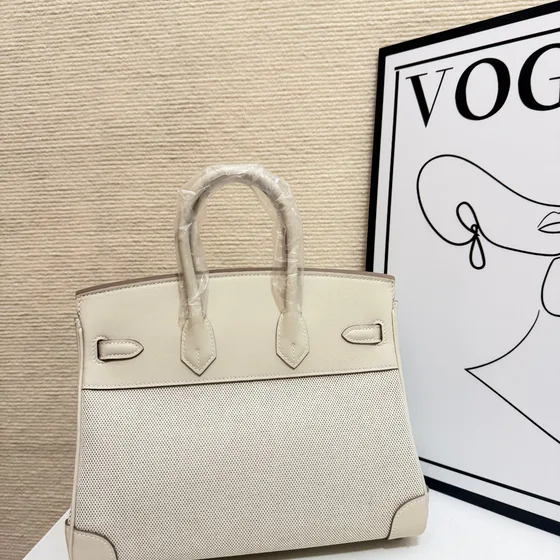 Hermes Birkin Cream White Top Handle