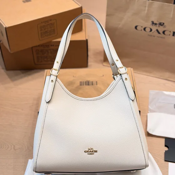 Coach Day Tote Hvit Shopperveske