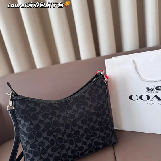 Coach Laurel Black Shoulder Bag