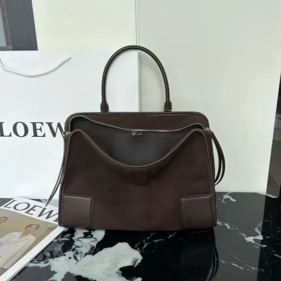 Loewe Amazona Dark Brown Top Handle