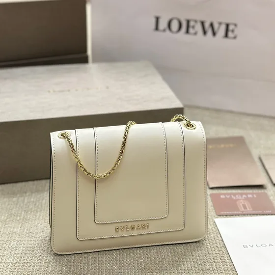Bvlgari Serpenti Forever White Crossbody