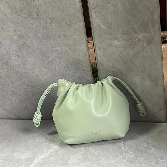 Loewe Flamenco Purse Mini Light Green Crossbody