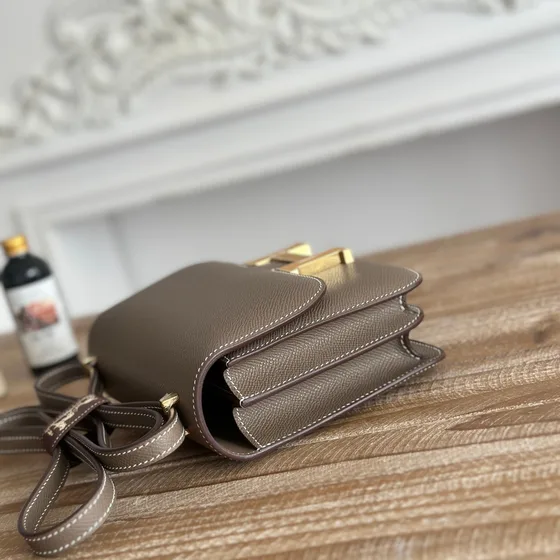 Hermes Constance Etoupe Crossbody
