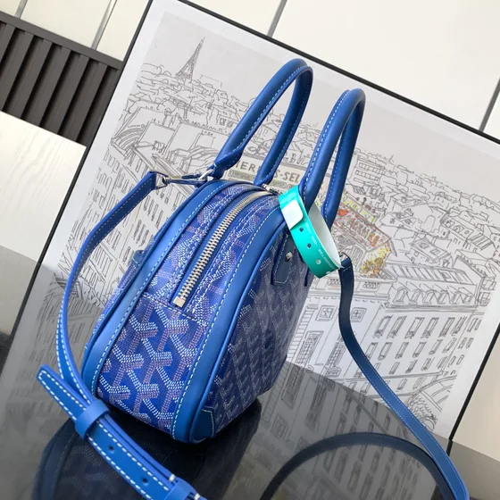 Goyard Saint Jeanne Pm Bowling Bag Sky أزرق Top Handle
