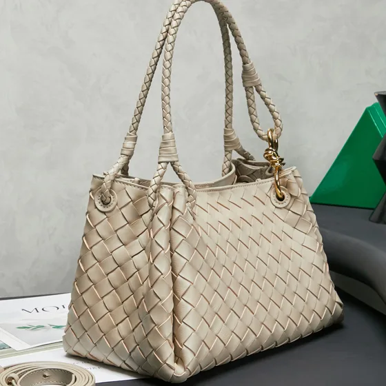 Bottega Veneta Parachute Beige Shoulder Bag