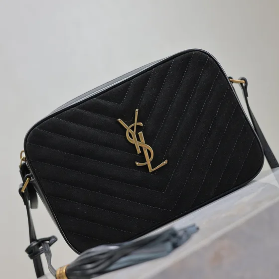 YSL Lou Camera Bag Black Crossbody