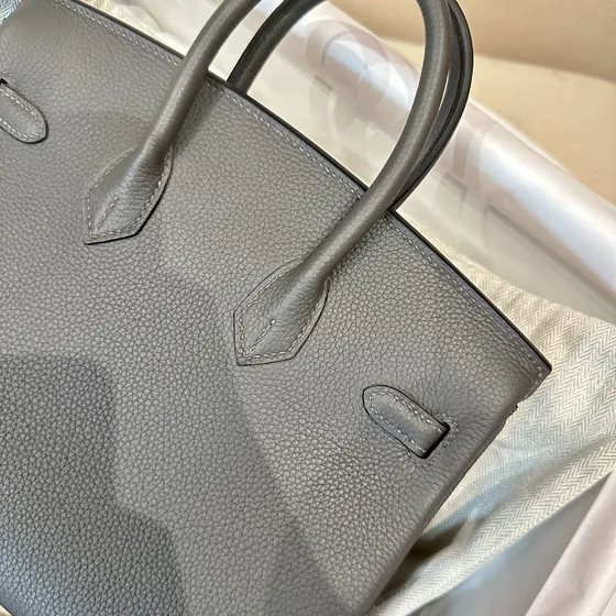 Hermes Birkin Dark Gray Anse supérieure
