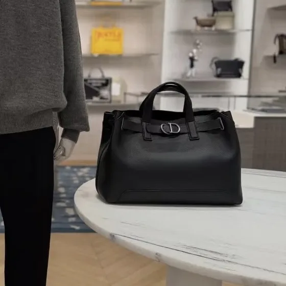 Dior Large Dior Lingot Pasta Preto Alça superior