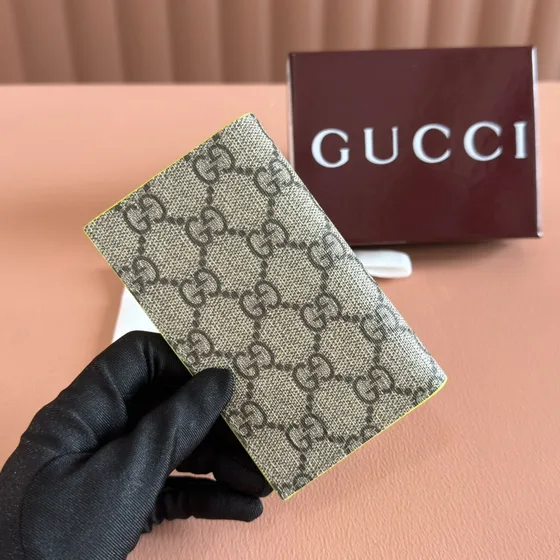 Gucci Gg Marmont Passport Case Beige Portaoggetti