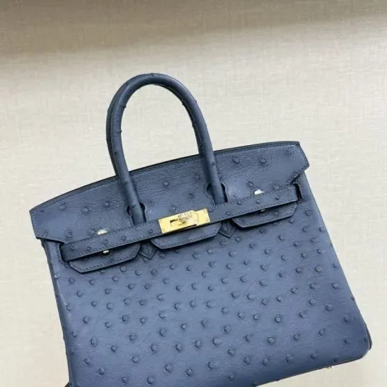 Hermes Birkin Dark Blue Top Handle