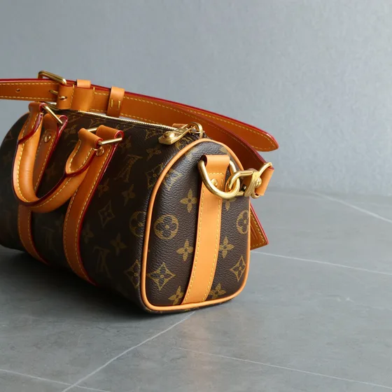 Louis Vuitton Keepall Bandouli re 25 Brown 25cm Top Handle