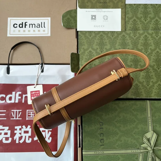 Gucci Gg Horsebit Sac épaule Marron/Tan Sac épaule