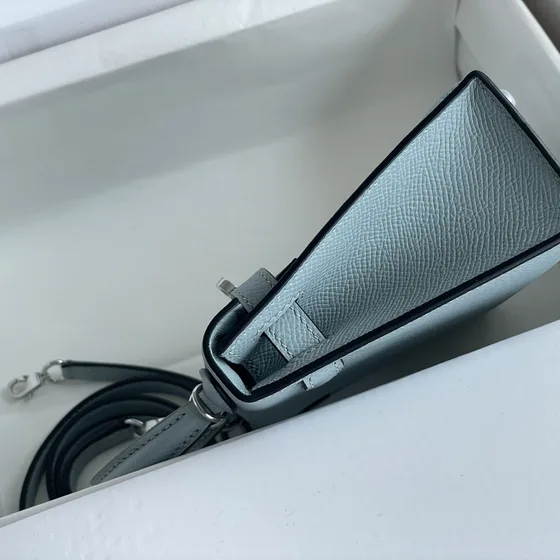 Hermes Kelly Mini Light Bleu Anse supérieure