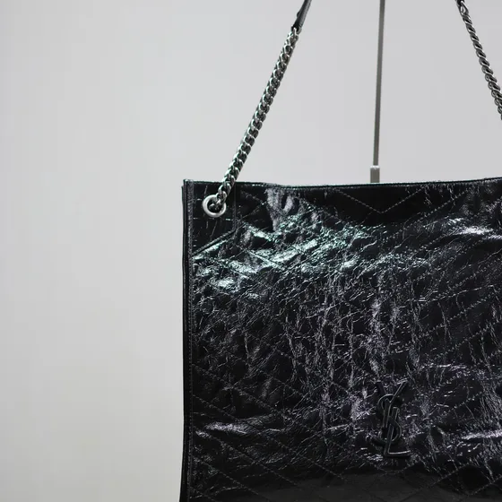 YSL Niki Shopping Tote Black Tote Bag