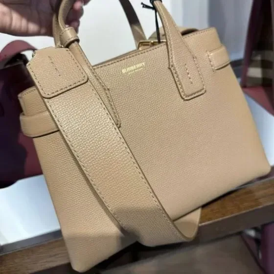 Burberry Banner Bag Beige Tote Bag