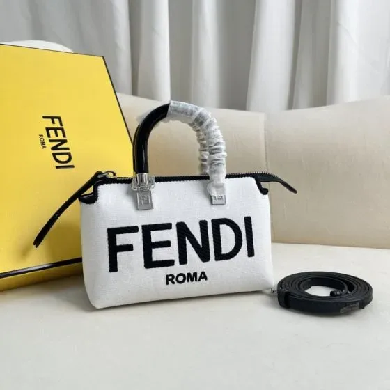 Fendi By The Way Mini White Top Handle