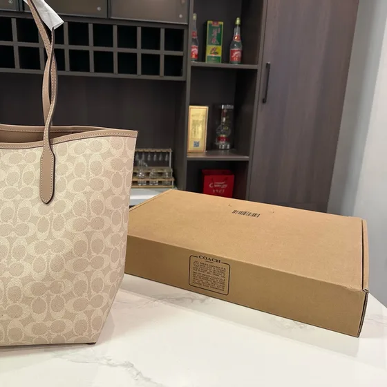 Coach City Tote Beige Borsa tote