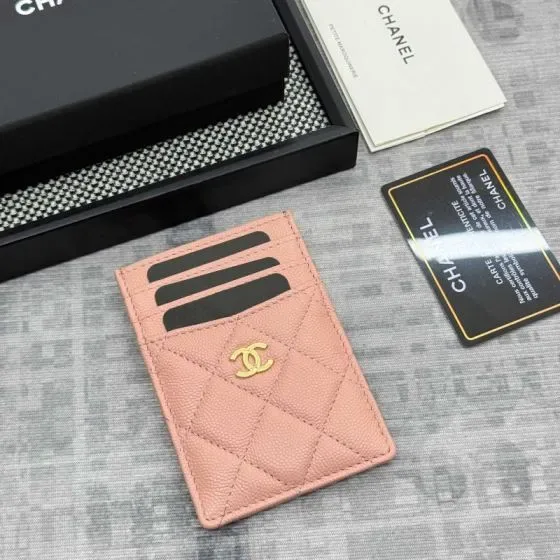 Chanel Classic Card Holder Pink Card Holder
