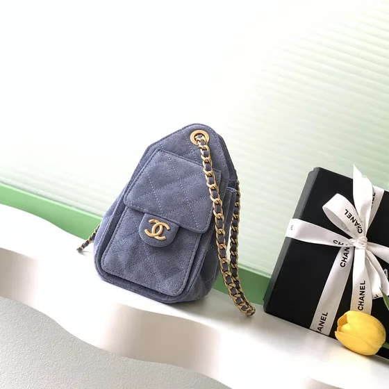 Chanel 25 Bag Blue Shoulder Bag