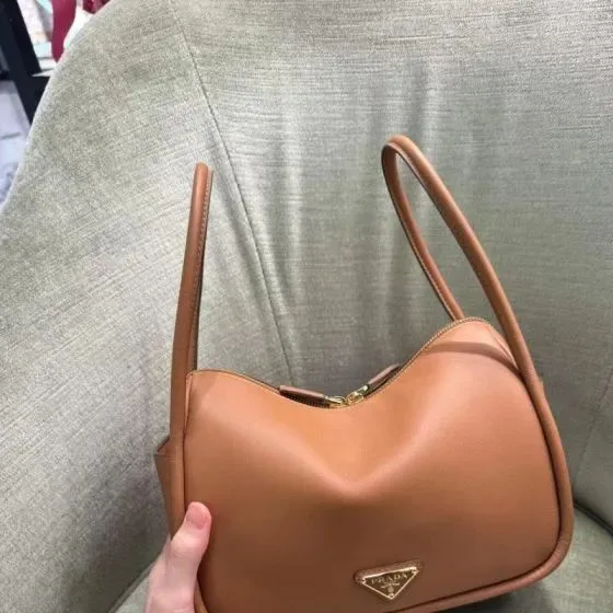 Prada Caramel Brown Shoulder Bag