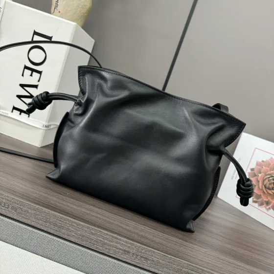 Loewe Flamenco Clutch Black Crossbody