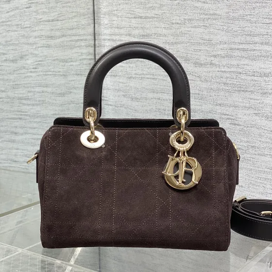 Dior Lady Dior Dark Braun Henkel