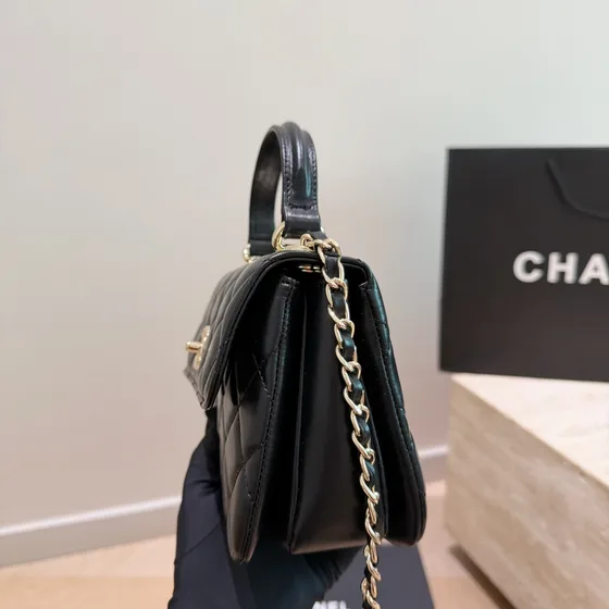 Chanel Trendy Cc Negro Asa superior
