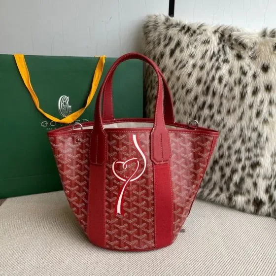 Goyard Belharra Red Tote Bag