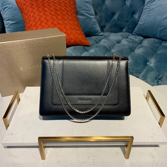 Bvlgari Serpenti Forever Skuldertaske Sort Skuldertaske